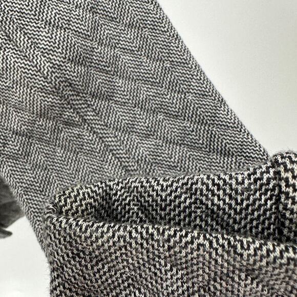 Cabi Herringbone Cotton Quilted Moto Jacket‎ Women's Size Medium FLAWED - Picture 8 of 16